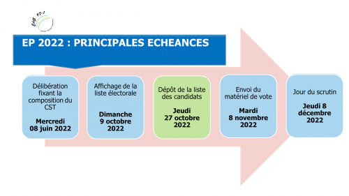 Elections professionnelles 2022 : Rappel des principales échéances